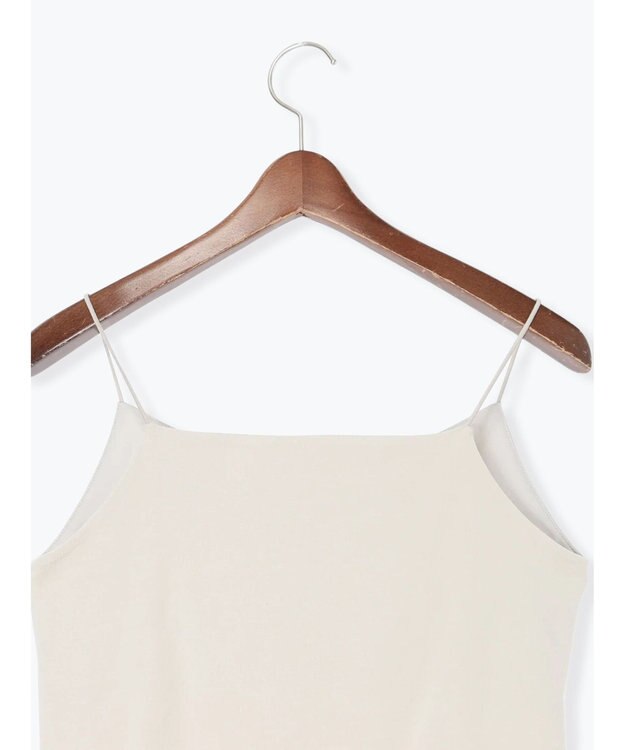 Te chichi 前後2WAYサテン&スムースキャミソール グレー