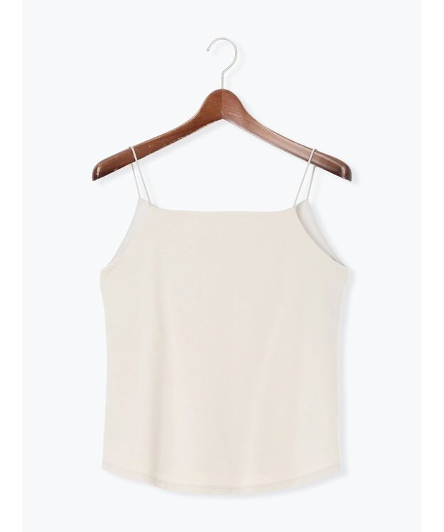 Te chichi 前後2WAYサテン&スムースキャミソール グレー