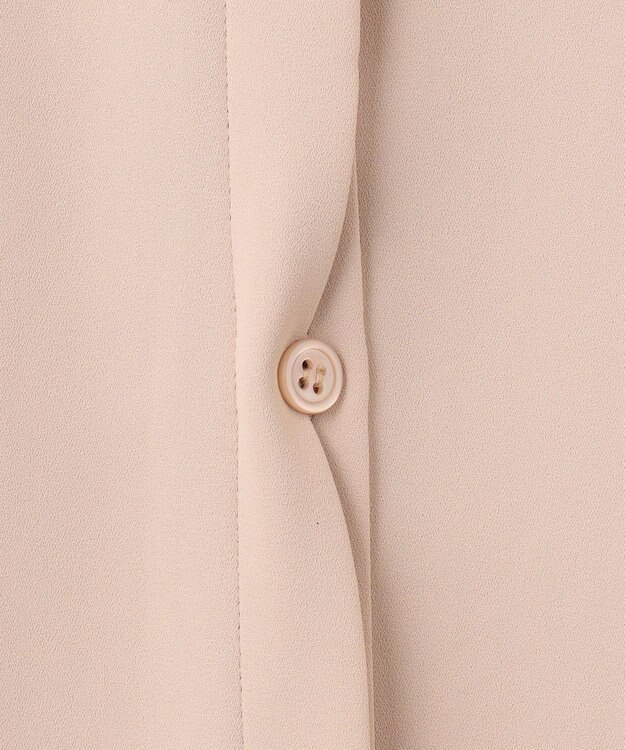 BEIGE， 【L-size】EVA / ボウタイロングスリーブ ブラウス Nude