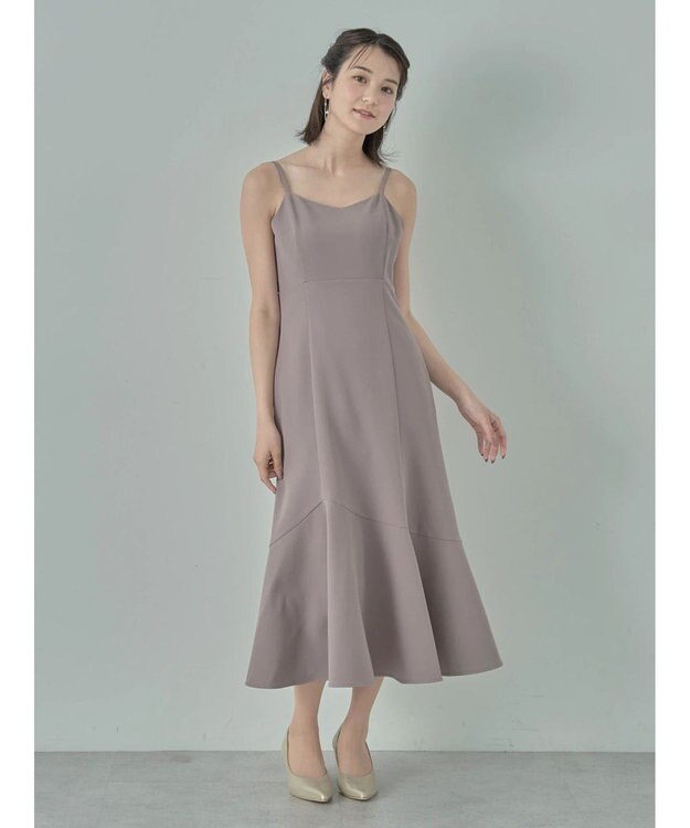 earth music&ecology ＳＥＴ２点チュールブラウス付きキャミワンピース Mocha