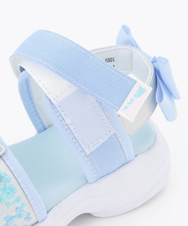 ANY KIDS シャラシャラ厚底ニャンダル サックスブルー