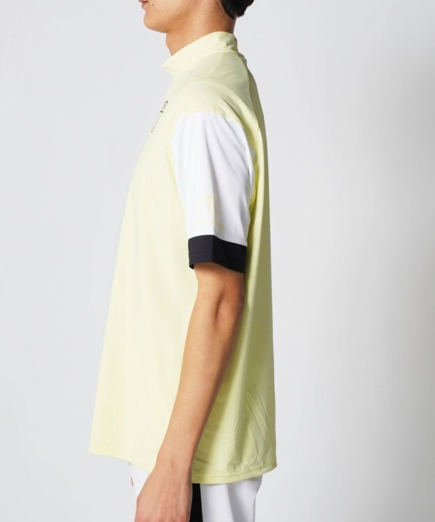 FILA GOLF／marie claire 【Kappa】半袖モックネックシャツ イエロー