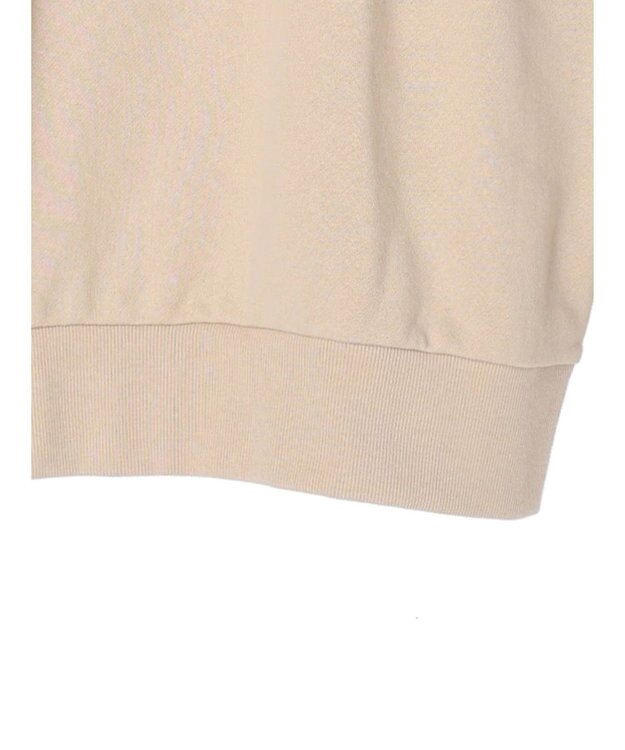 earth music&ecology 袖スリットスウェット Beige