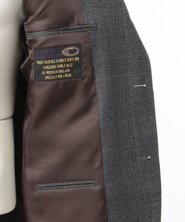 J.PRESS MEN 【ARTHUR HARRISON】 スコティッシュグレナカート スーツ グレー系4