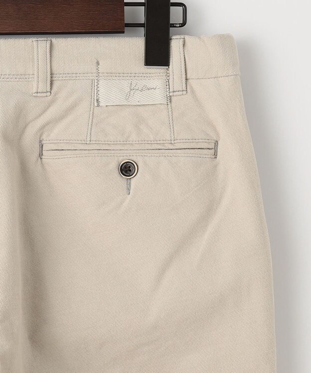 JOSEPH ABBOUD 【裏起毛/ウエスト伸びる】オーガニックコットン2WAYストレッチカルゼ パンツ ベージュ系
