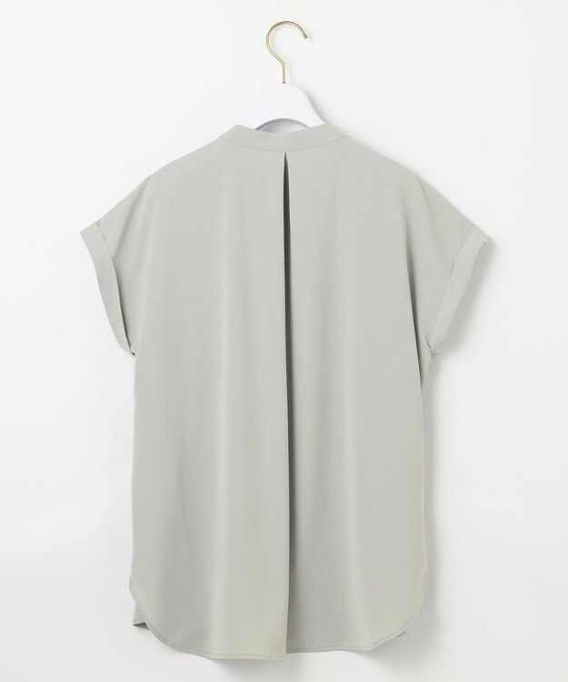 ANY SIS L 【洗える】ダブルボタンフレンチスリーブ ブラウス ミント