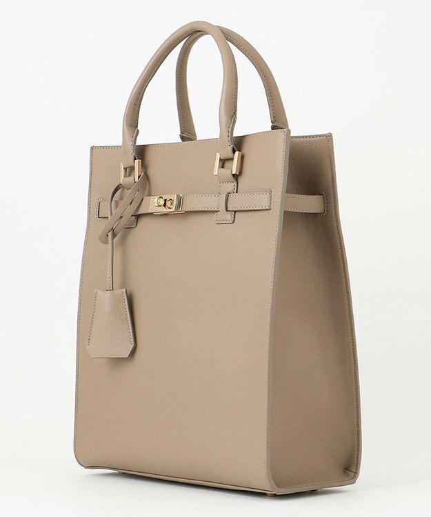 23区 ベルト付き トート バッグ ブラウン系