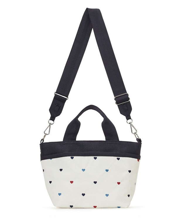 LeSportsac SMALL BUCKET TOTE/トリコロールハートエンブロイダリー トリコロールハートエンブロイダリー