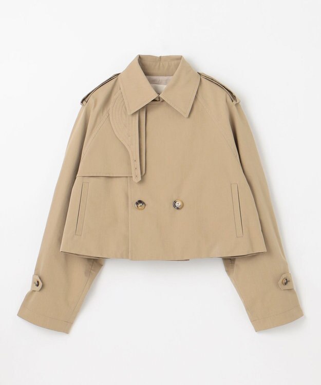 NAVE 【Nave・撥水加工】ショートトレンチ ジャケット ベージュ系
