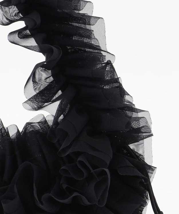 LA BAGAGERIE 【MONICA】シアーチュールドロストバッグ ブラック