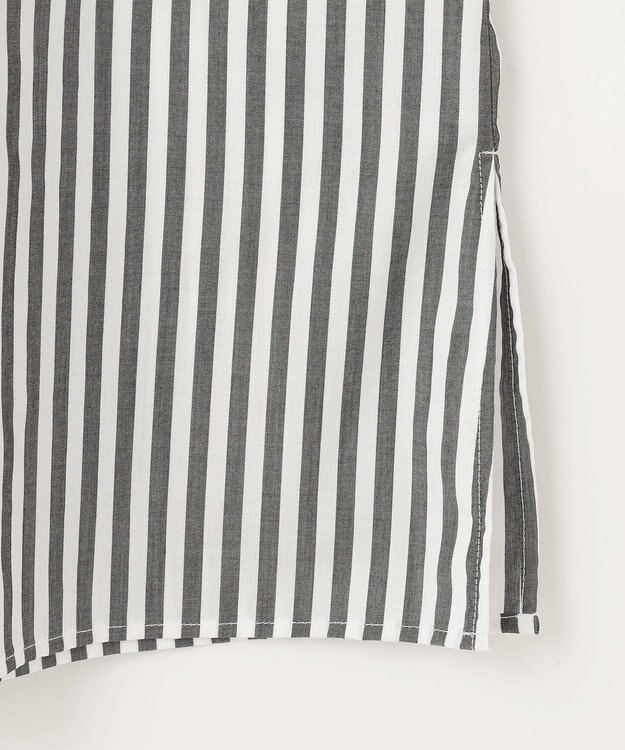 UNFILO 【洗える】イージーケア ボリュームスリーブブラウス ブラック系