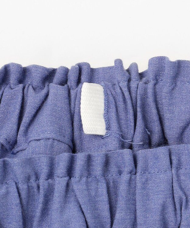 組曲 KIDS 【150-160㎝】シャーリング パンツ ブルー