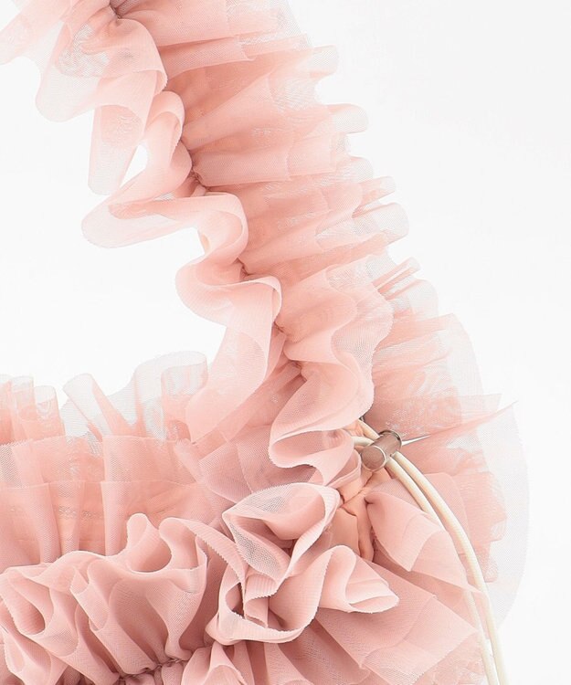 LA BAGAGERIE 【MONICA】シアーチュールドロストバッグ ピンク