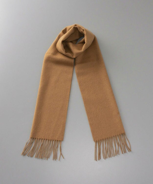 AURORA WEB限定  カシミヤ マフラー（幅30cm) ダークキャメル