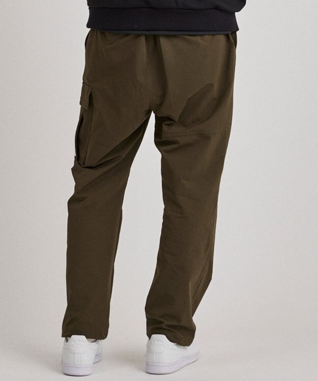 PW CIRCULUS 【MEN】裾２WAY ワイドパンツ カーキ系