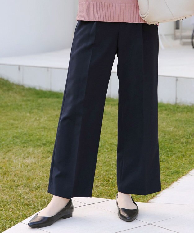 Tiaclasse 【ダブルクロス】ワイドパンツ ネイビー