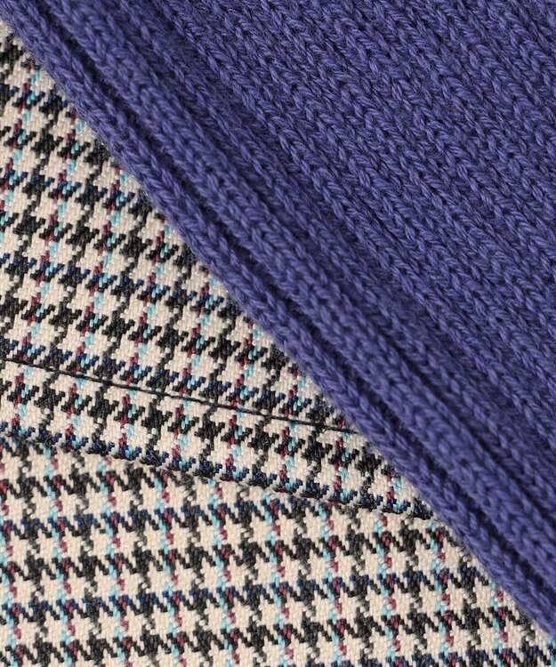 組曲 KIDS 【110-140㎝】千鳥ドッキング ワンピース ダルブルー系