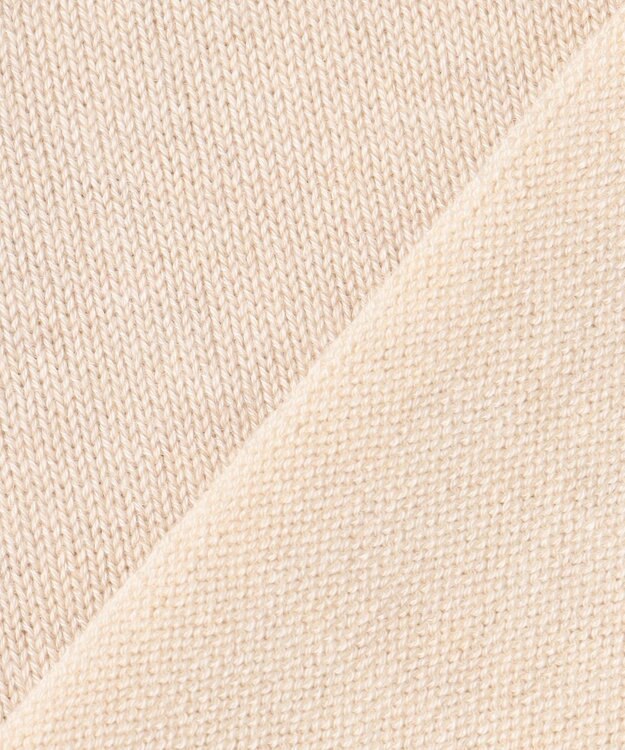 J.PRESS YORK STREET 【UNISEX】ハイゲージクルーネック ニット アイボリー系