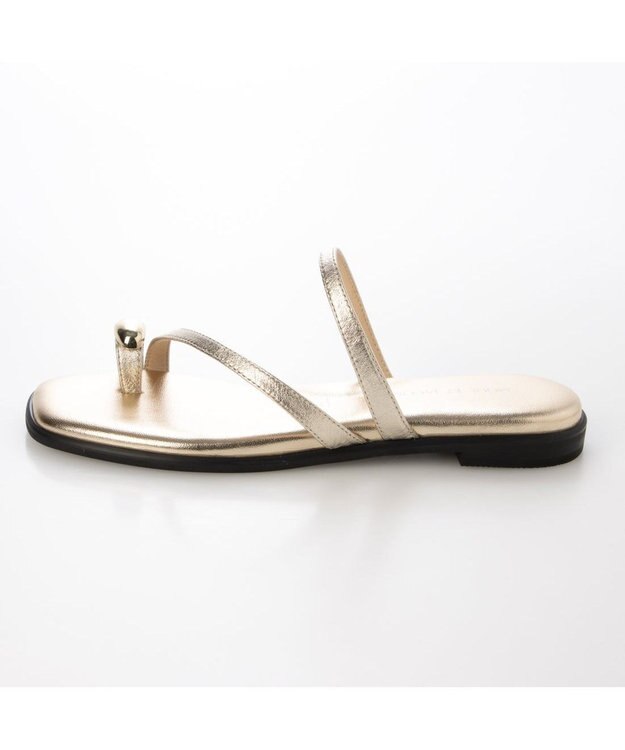 MODE ET JACOMO <MODE ET JACOMO>リングフラットトングサンダル ゴールド