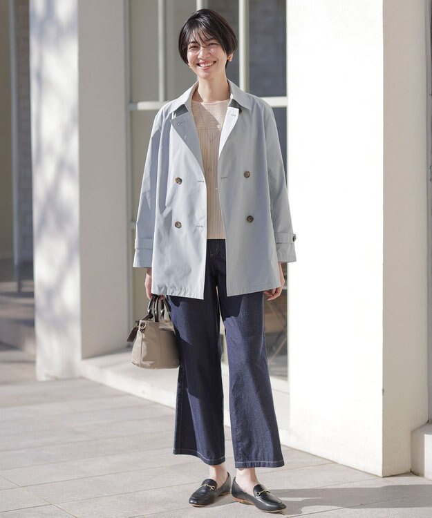 J.PRESS LADIES Jカミーチェストライプ クルーネック カットソー オレンジストライプ系