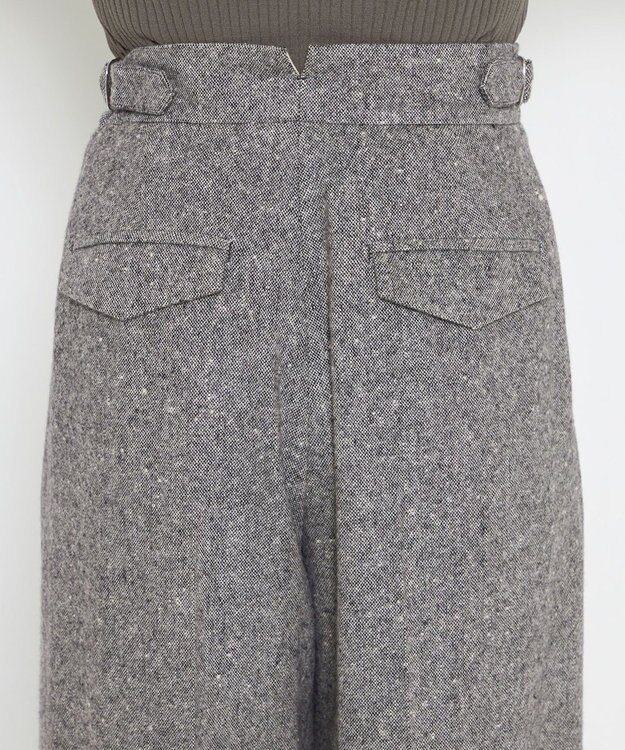 uncrave ネップツイード パンツ（uncrave WHITE） ネップブラック