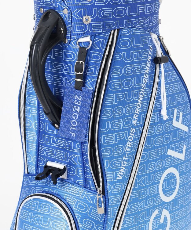 23区GOLF 【UNISEX】オリジナル変形ロゴ キャディバッグ スカイブルー系5