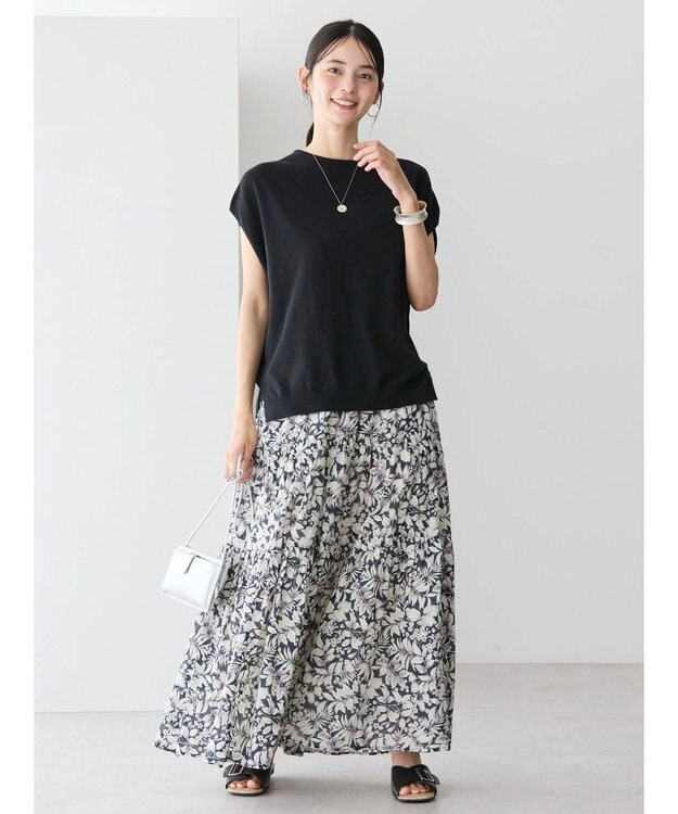 AMERICAN HOLIC ノースリーブニットプルオーバー Black