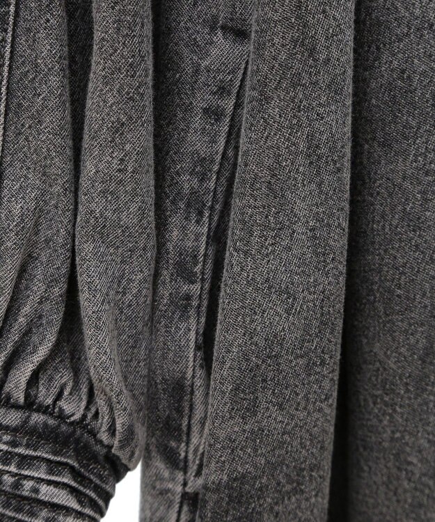 Green Parks ■ＥＳＣＡＲ　デニムピンタックカフスワンピース Gray