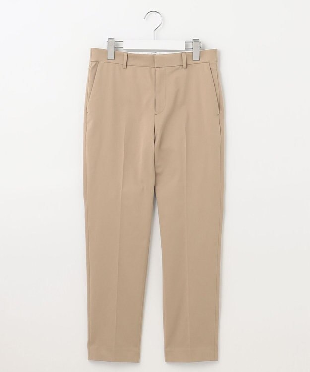 自由区 【XXSサイズ～/接触冷感/洗える】サテンストレッチ テーパードパンツ ベージュ系