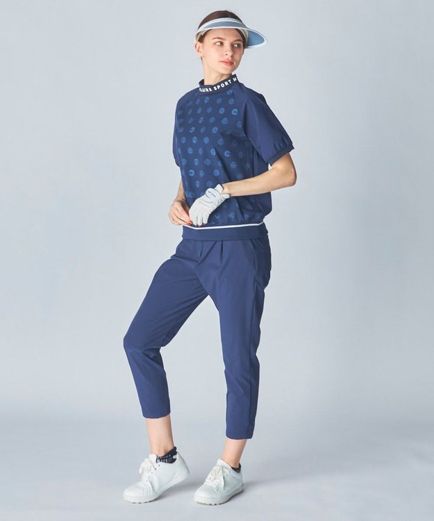FILA GOLF／marie claire 【marie claire SPORT】 ストレッチプルオーバー ネイビー