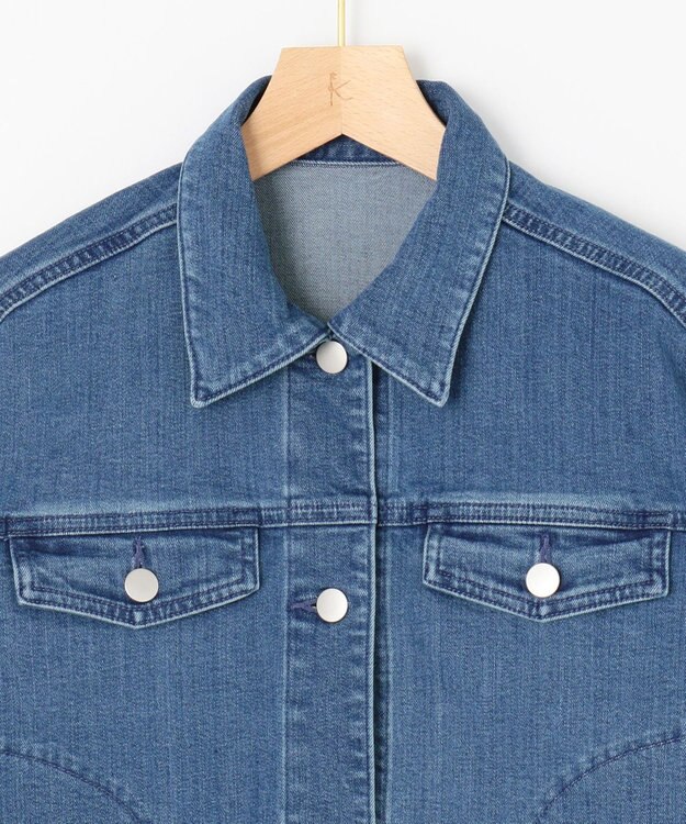 組曲 L ライトデニム ジャケット ライトインディゴ系