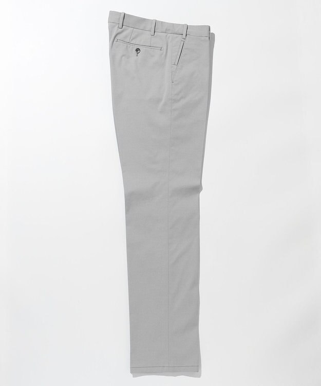 JOSEPH ABBOUD 【キングサイズ・ウエストも伸びる!/ジャパンファブリック】シャンブレードビーストレッチ パンツ ライトグレー系