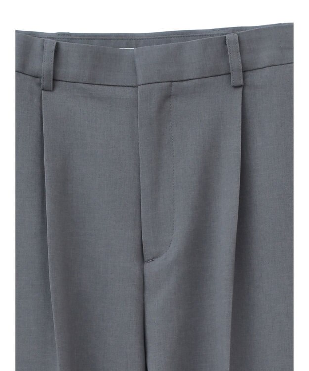 Green Parks きれいシルエットパンツ（ワイドストレート） Gray