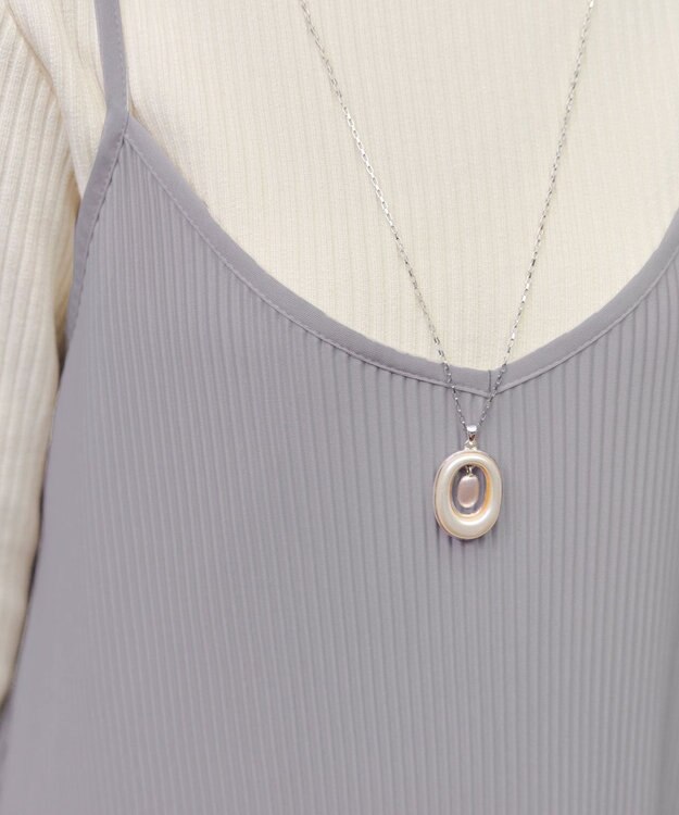 Tiaclasse 【洗える】プリーツキャミワンピース グレージュ