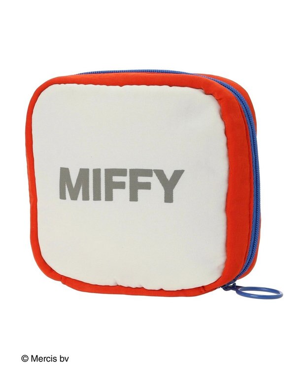 Green Parks ｍｉｆｆｙ／ナイロンスクエアポーチ White