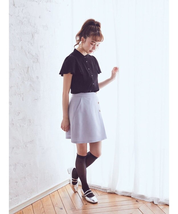 earth music&ecology ミニスカート Gray