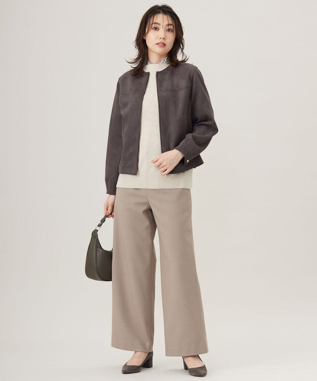 J.PRESS LADIES geometric スクエア スカーフ ブラウン系5