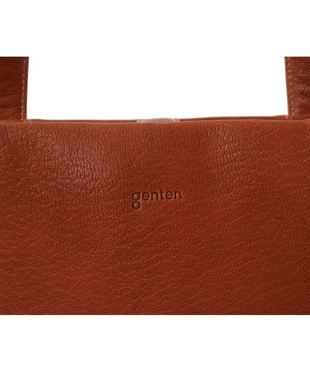 genten 【新型】ゴートベーシック ハンドバッグ チャ