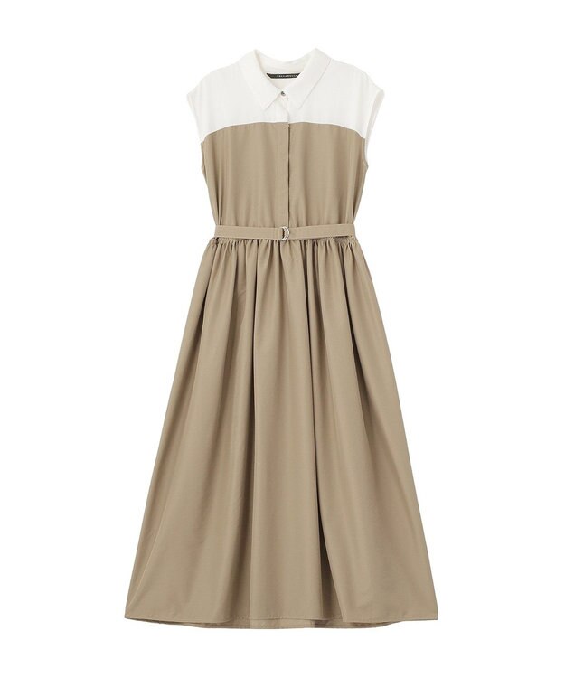 YECCA VECCA ドッキングワンピース Beige