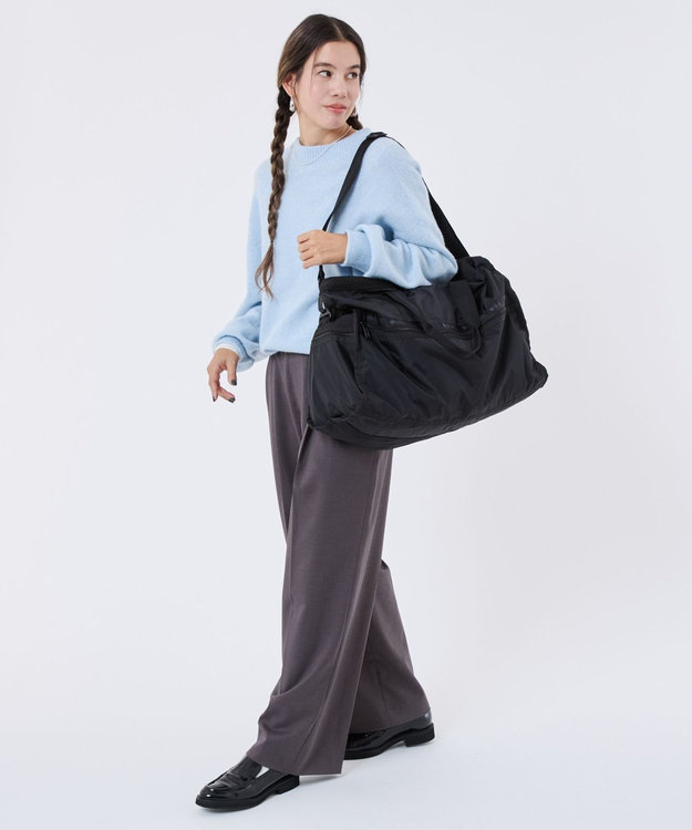 LeSportsac DELUXE LG WEEKENDER/リサイクルドブラックJP リサイクルドブラックJP