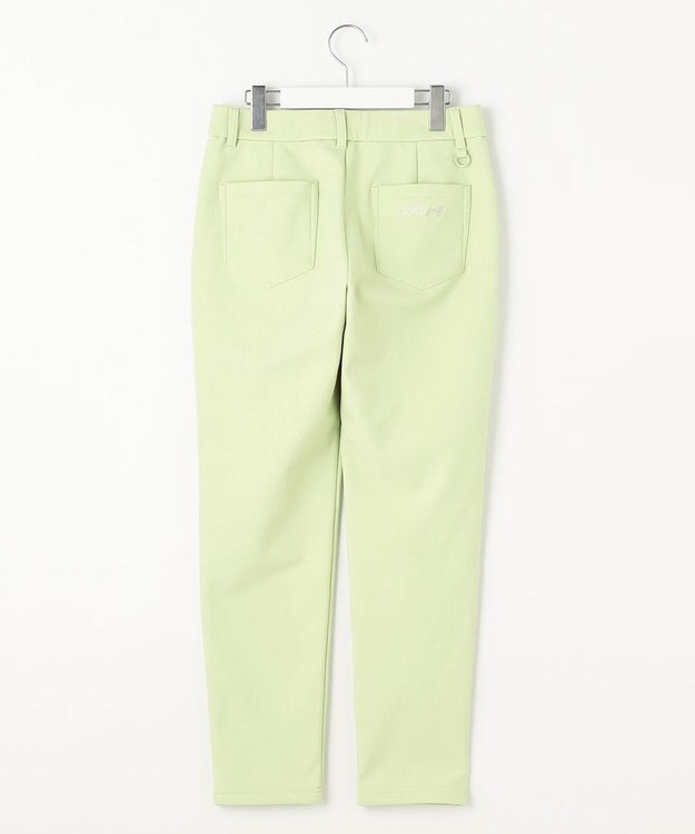 23区GOLF 冬の暖かボトム【WOMEN】ボンディング テーパードパンツ ライトグリーン系