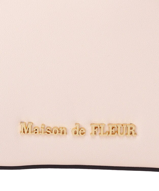 Maison de FLEUR リボンハーフムーン２Ｗａｙバッグ Light Pink