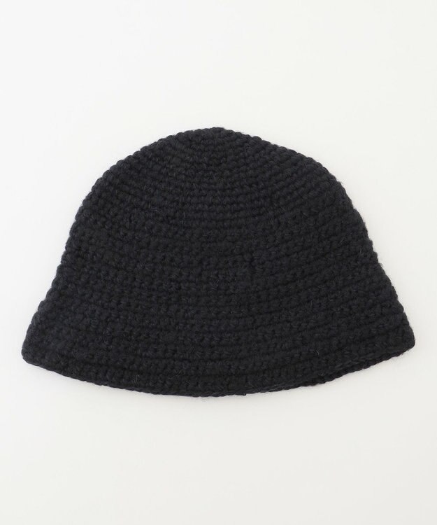 J.PRESS YORK STREET 【UNISEX】ハンドメイド ニットハット ブラック系
