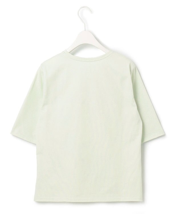 ICB L 【洗える】 ロゴTEE カットソー アイスグリーン系