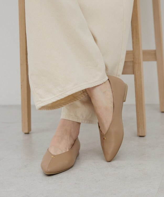 AMERICAN HOLIC 【整履き】フラットパンプス Beige