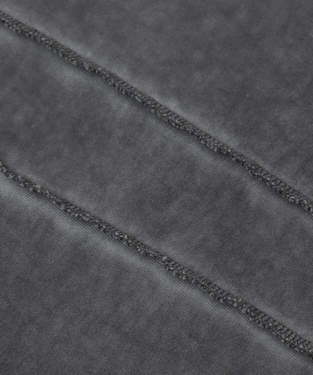 WEGO 【ユニセックス着用ITEM/MLサイズ展開】コールドダイスウィッチングロゴノースリーブ スミクロ