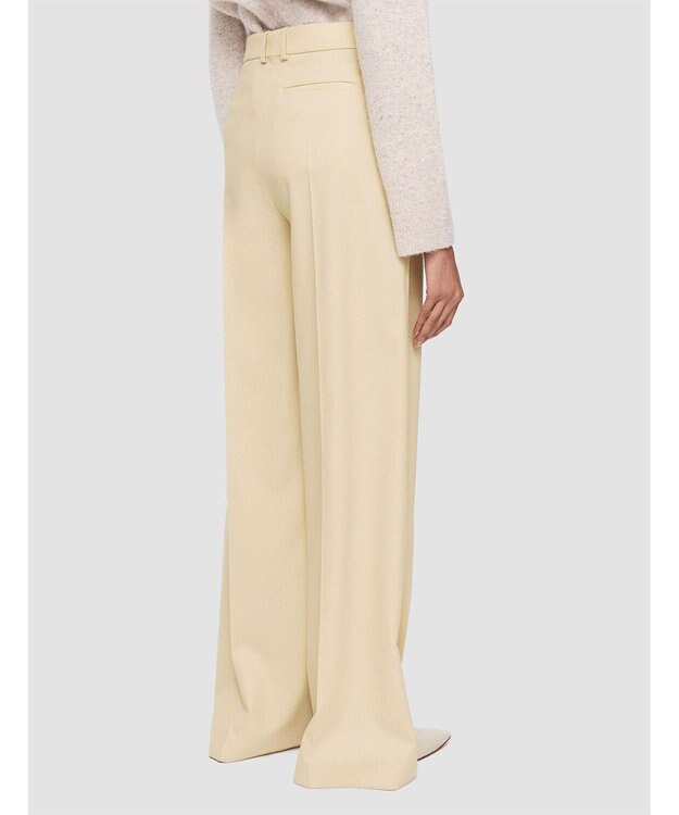 JOSEPH ライトフランネル　ワイドトラウザーズ Champagne