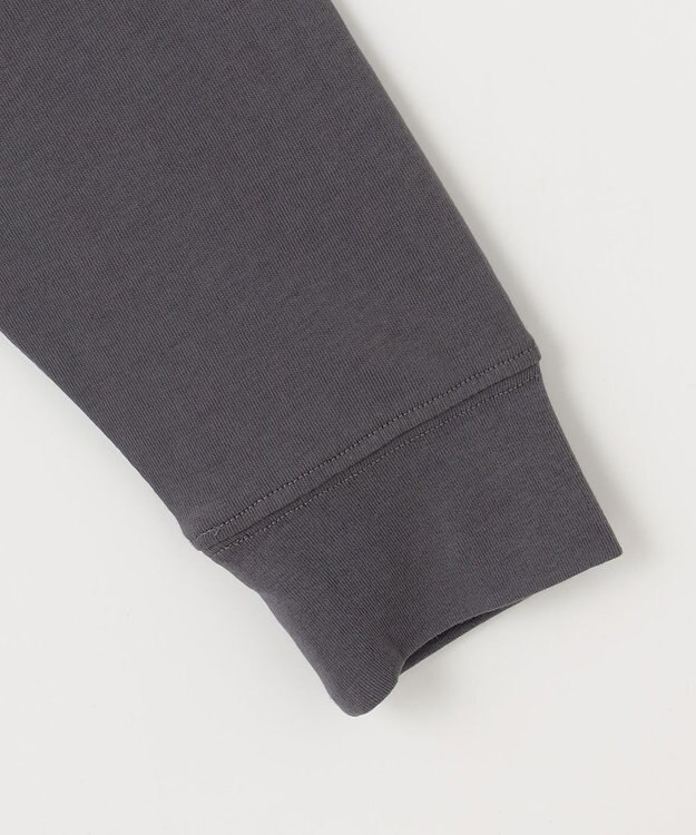 ANY 【洗濯機可】フロッキーロゴロングＴシャツ チャコール