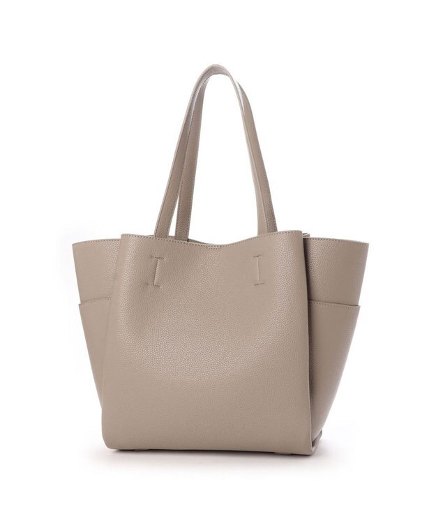 LA BAGAGERIE 【MONICA】収納いっぱいA4トート グレー