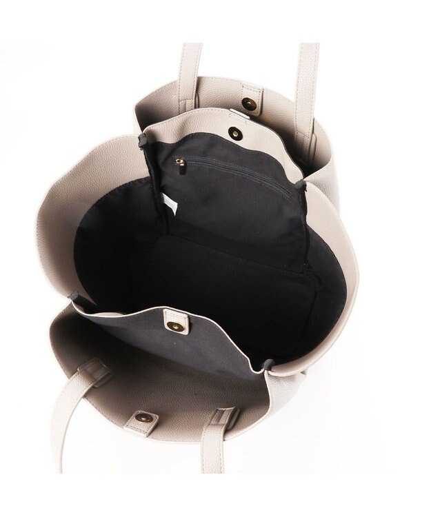 LA BAGAGERIE 【MONICA】収納いっぱいA4トート グレー